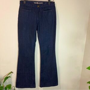 MiH‎ Women's Navy Jeans, Blue Flared Jeans size 27